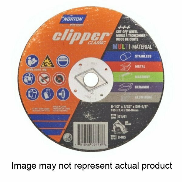 Saint-Gobain Abrasives CUT-OFF WHEEL 5/8 in.X7 in. 70184609147